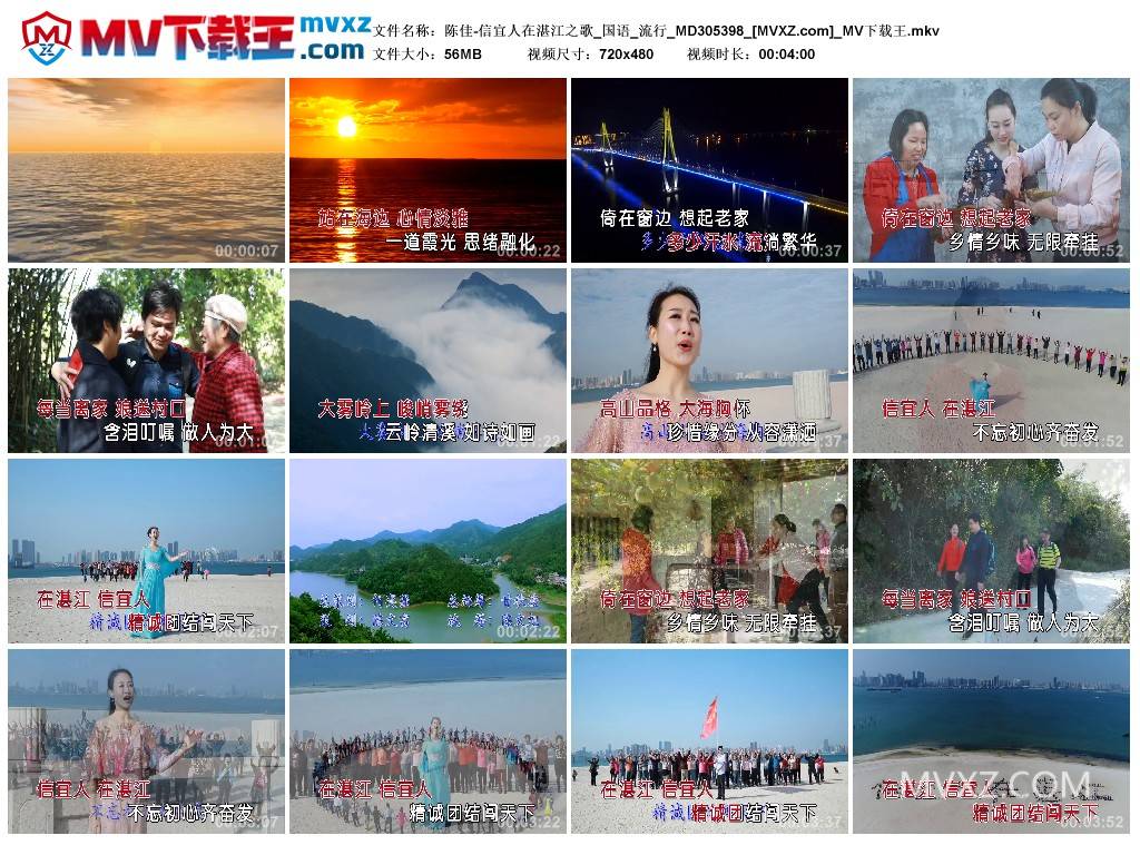 陈佳-信宜人在湛江之歌_国语_流行_MD305398